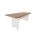 Ver imagem 4 de Mesa de Escritório 2,00m 1 Cx de Tomada Pé Painel Angular F5
