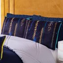 Ver imagem 7 de Kit Edredom Solteiro Verano com Almofadas Estampadas 05 Peças - Dupla Face Percal 300 Fios Cor