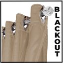 Ver imagem 4 de Cortina Blackout Lea Corta Luz 8,30 X 2,80 Quarto Bege