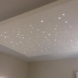 Kit 50 Noite Estrelada Fibra Ótica Efeito Estrelado Branco - 6