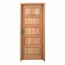 Ver imagem 1 de Kit Porta Pronta Maciça de Eucalipto 214CMX87X14CM PP01 Abertura Direita Cruzeiro Portas