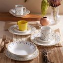 Ver imagem 6 de Prato Raso Cerâmica Ashley 24,2cm Amarelo