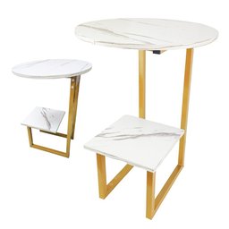 Mesa de Canto Cabeceira Quarto Sala Varanta Escritorio Lateral Multiuso Minimalista Decorativo Moder - 1
