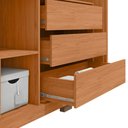 Ver imagem 6 de Guarda Roupa Casal 179cm com Espelho Sabin Freijó/off C01 - Mpozenato