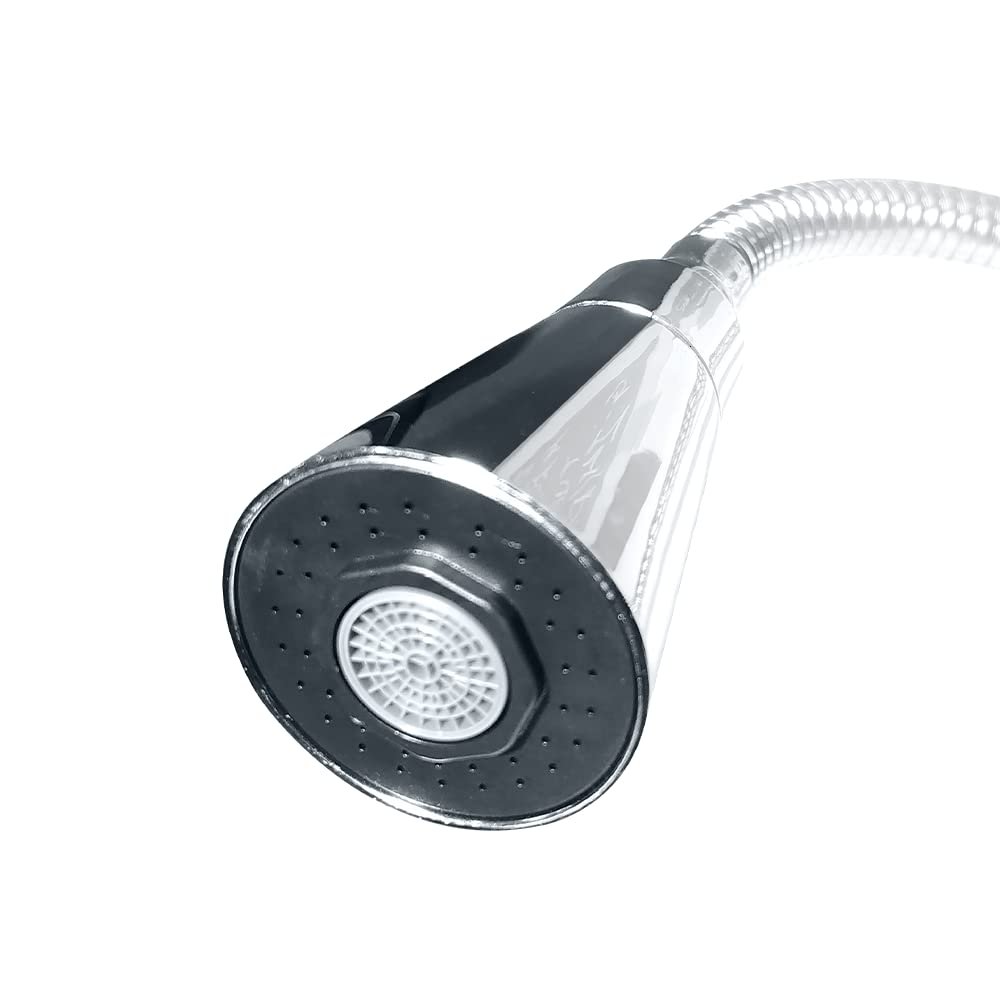 Torneira Gourmet Flexível Cozinha Parede Cone Cromada Del Metais - 3