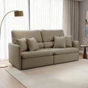 Ver imagem 1 de Sofá 3 Lugares Retrátil Reclinável 194cm Adams Linho K01 - D'rossi