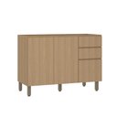 Ver imagem 1 de Balcão Modulado 120cm (sem Tampo) de Pia 2 Portas 3 Gavetas Slim Luciane