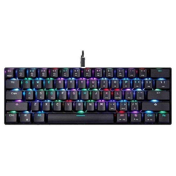 Teclado Mecânico Gamer Motospeed CK61 Preto - Switch Red