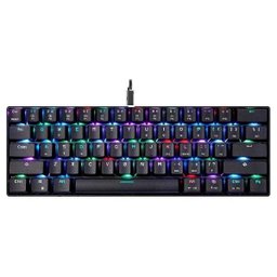 Teclado Mecânico Gamer Motospeed Ck61 Preto - Switch Red - 1