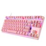 Teclado Mecânico Gamer Motospeed CK82 Rosa - Switch Red - 3