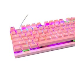 Teclado Mecânico Gamer Motospeed CK82 Rosa - Switch Red - 4