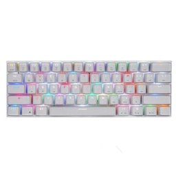 Teclado Mecânico Gamer Motospeed CK62 Branco - Switch Red - 1