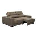 Ver imagem 1 de Sofá Retratil e Reclinavel 3 Lugares Roma Suede