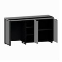 Ver imagem 6 de Aparador Frigobar Embutir Esquerdo Armário 2 Portas com Pés em Metal Corporate