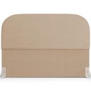 Ver imagem 5 de Cabeceira Cama Box Casal 140cm Orgânica Lanna W01 Linho Bege Escuro - Lyam Decor