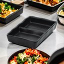 Ver imagem 3 de Porta Molho Duplo Retangular Melamina Preto Profissional