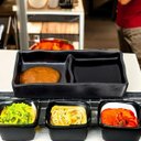 Ver imagem 4 de Porta Molho Duplo Retangular Melamina Preto Profissional