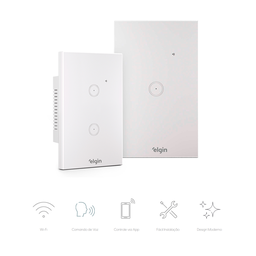Interruptor Smart Wi-Fi Touch Elgin:1 - 3