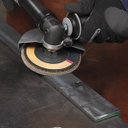 Ver mais imagens de Disco Lixa Flap Cônico 115mm Grão 36 Madeira Aço Desbaste | 10 Un