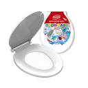 Ver imagem 1 de Assento Tampa para Vaso Sanitário Oval Infantil Especial Dudubaby Perfumado Talco Branco Durín