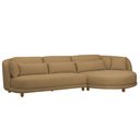 Ver imagem 1 de Sofá 05 Lugares 330cm Arizona com Chaise Esquerdo Bouclé Camel - Nexta Casa