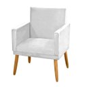 Ver imagem 2 de Kit 2 Poltronas Nina Cr Suede Branco para Penteadeira