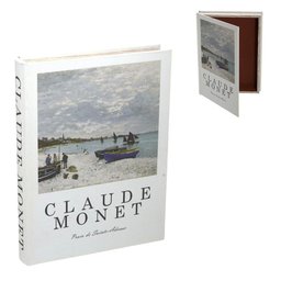 Caixa Livro Decorativa Claude Monet Praia de Sainte-adresse - 2