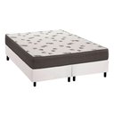 Ver imagem 1 de Cama Box King: Colchão Espuma Ortobom D45 Light Saúde + Base CRC Courano White(186x198)