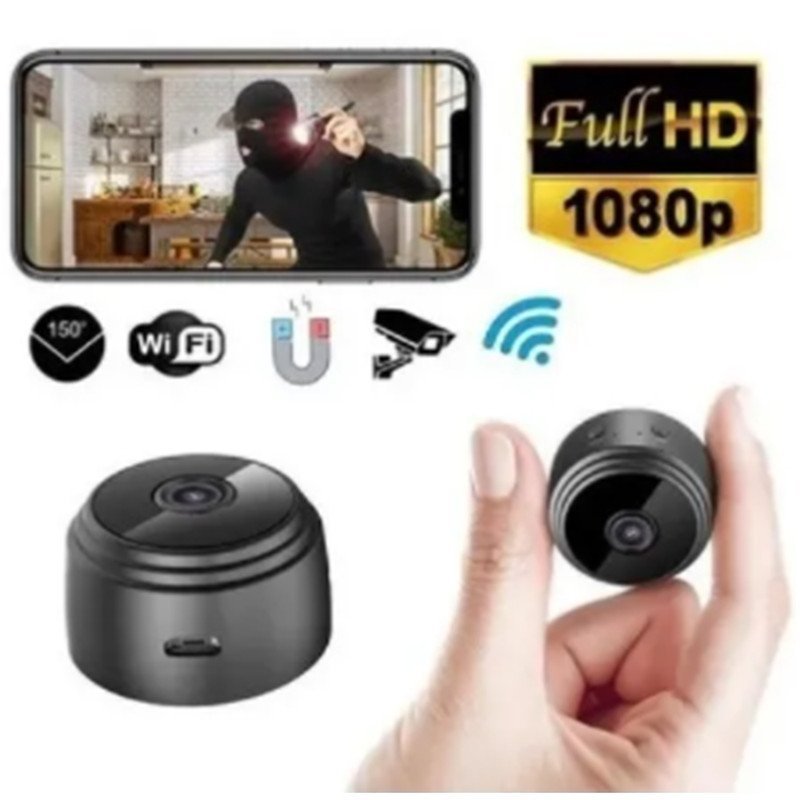 Câmera Espiã Mini Wifi Hd 1080p Câmera Filma Bem a Noite - 2