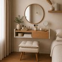 Ver imagem 5 de Escrivaninha Home Office Notebook Mesa Apoio Moderna Gaveta Byhouse