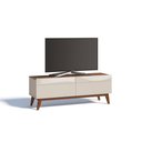 Ver imagem 1 de Rack Classic 1.4 para TV até 49 Polegadas 2 Gavetas - Off White/Freijó Imcal