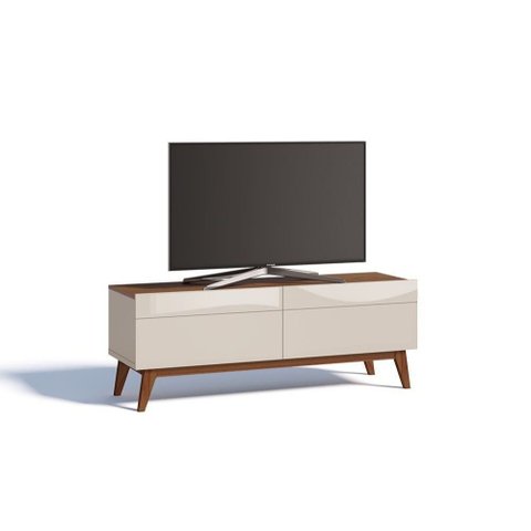 Rack Classic 1.4 para TV até 49 Polegadas 2 Gavetas - Off White/Freijó Imcal