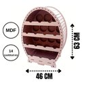 Ver imagem 6 de Mini Adega Mdf para 14 Garrafas