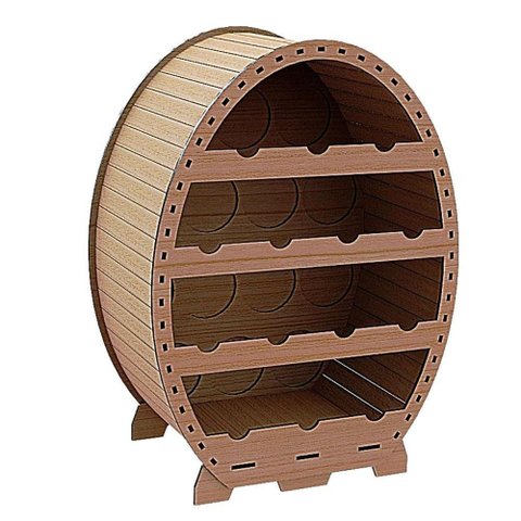 Mini Adega Mdf para 14 Garrafas