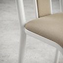Ver imagem 4 de Kit 4 Cadeiras Madri Corino Creme Tubo Branco