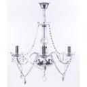 Ver imagem 1 de Lustre de Cristal Maria Thereza 3 Lâmpadas