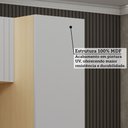 Ver imagem 5 de Paneleiro Simples 100% MDF 2 Portas 70cm Aura Luciane Móveis
