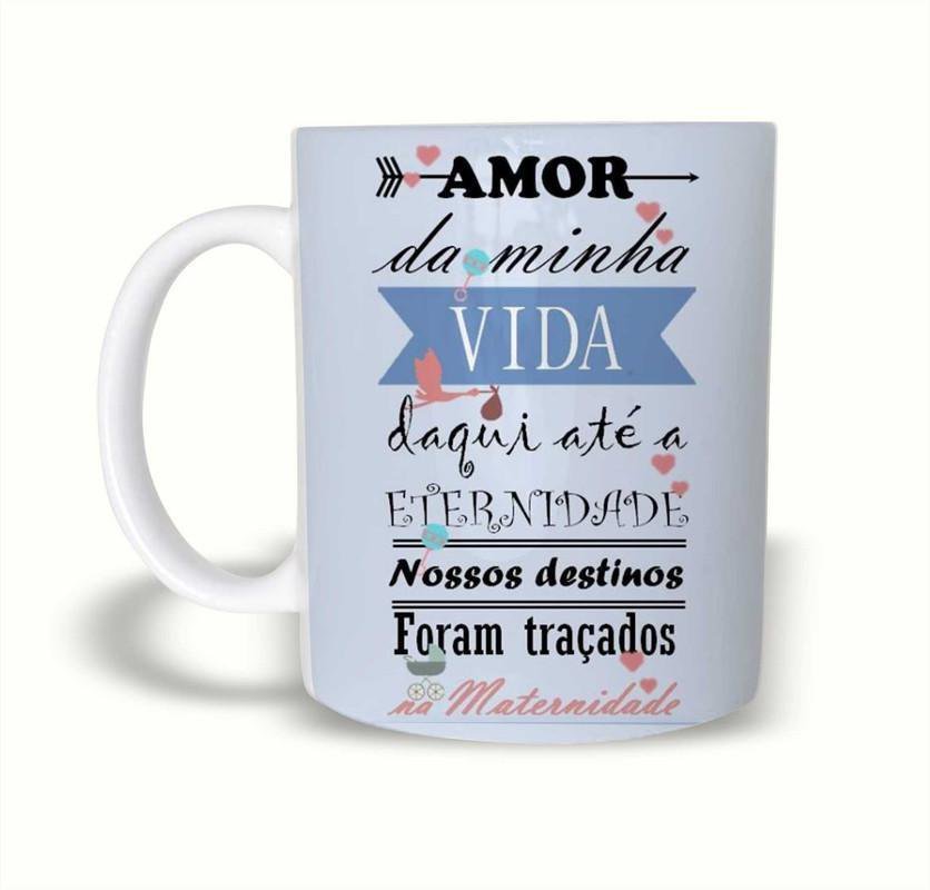 Caneca Personalizada Meme Flork - Amor da Minha Vida - Caneca