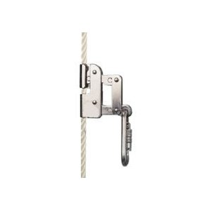 Trava-quedas em Aço Inox para Cabo de Aço 8mm com Mosquetão Oval