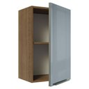 Ver imagem 6 de Armário Aéreo Madesa Lux 40 cm 1 Porta Rustic/Cinza