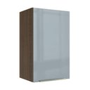 Ver imagem 1 de Armário Aéreo Madesa Lux 40 cm 1 Porta Rustic/Cinza