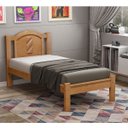 Ver imagem 1 de Cama de Solteiro 188cm X 95cm Grécia Freijó Madeira Pinus - Cavazotto