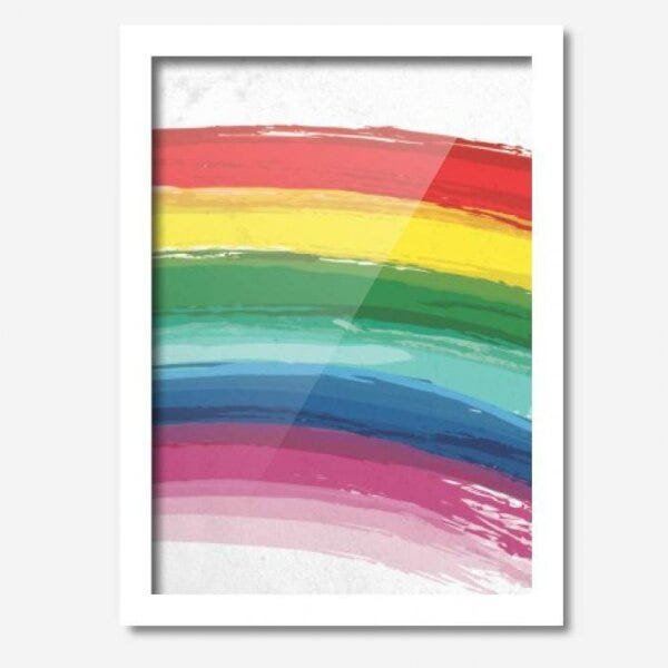 Quadro Decorativo Arco Íris Modelo 33cmx24cm Los Quadros - 1