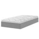 Ver imagem 1 de Colchão Solteiro Molas Ensacadas Pillow Top 88x188x25cm Martino Cinza Umaflex Cinza