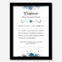 Ver imagem 1 de Quadro Decorativo Certificado de Melhor Namorado 33cmx24cm Los Quadros