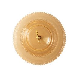 Prato Para Doces Wolff Pearl Cristal 19x32x24cm Âmbar Duplo - 3