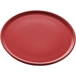 Prato Sobremesa Cerâmica Vadim Vermelho 21Cm - 2