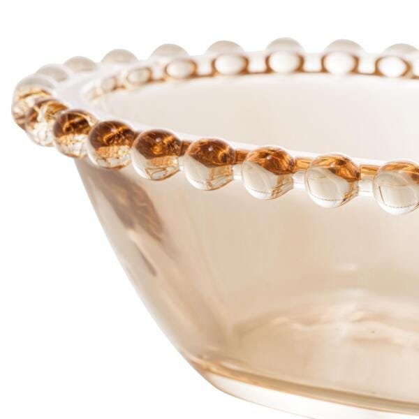 Saladeira Em Cristal Wolff Pearl Coração 21X18X6Cm Âmbar - 3