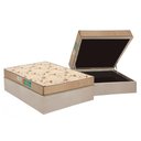 Ver imagem 1 de Cama Box Baú Casal: Colchão Espuma D33 Polar Pérola + Base CRC Suede Clean(138x188)