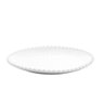 Kit 6 Pratos Porcelana Sobremesa Branca Beads 20Cm Gourmet - 3
